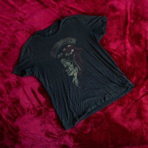 John Varvatos Rolling Stones Retro Distressed Faded Graphic Band T-Shirt Size L